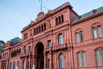 La Casa Rosada está en proceso de reparación
