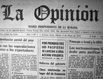 El mítico diario que cofundó con Jacobo Timerman vio la luz el 4 de mayo de 1971