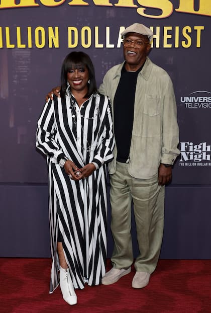 El mítico Samuel L. Jackson, que también forma parte del elenco, asistió al estreno mundial junto a su esposa, la actriz LaTanya Richardson