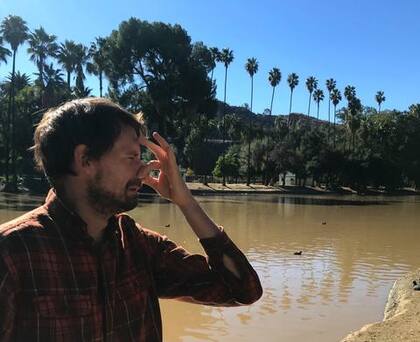 El modelador del sistema UC Riverside Earth, Dominik Hülse, reacciona al sulfato de hidrógeno