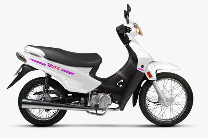 El modelo Blitz 110, la moto más vendida del Grupo La Emilia