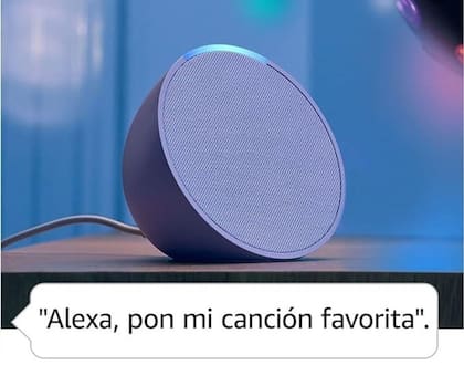 El modelo Echo Pop es compacto, viene con sonido definido y es especial para los dormitorios y espacios pequeños.
