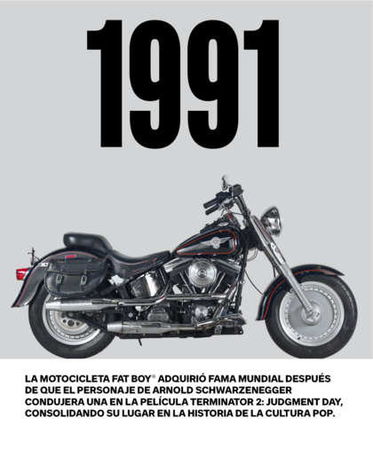 El modelo Fat Boy utilizado por Arnold Schwarzenegger en Terminator 2