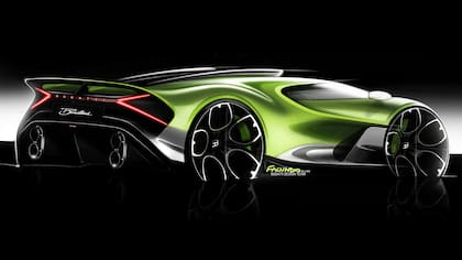 El modelo junto a la firma de Facundo Elías