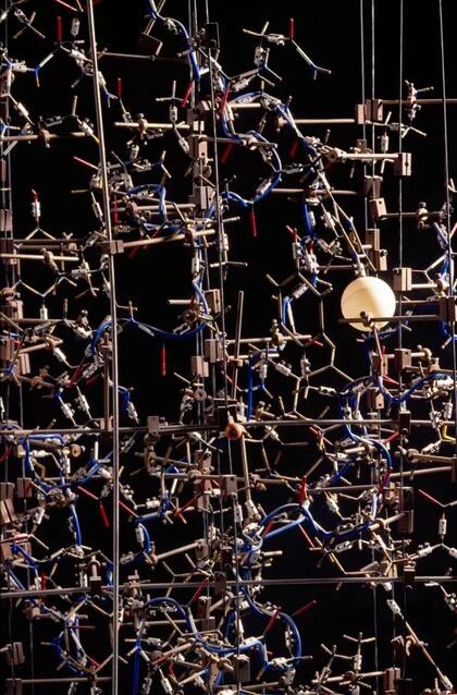 El modelo original del ADN que Francis Crick y James Dewey Watson harían años después (en 1953)