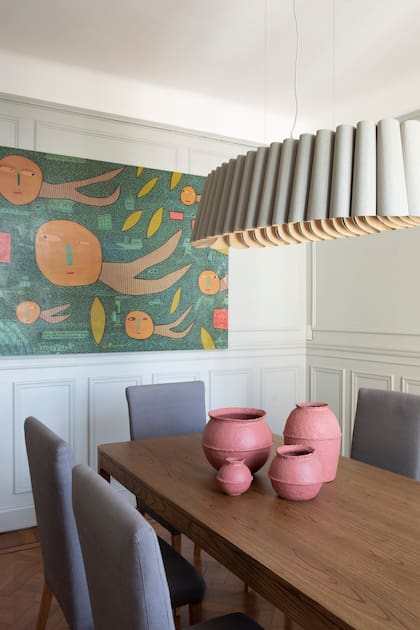 El modelo 'Renata oval' en una ambientación de la arquitecta Cecilia Fidanza