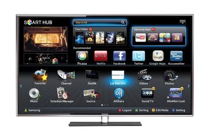 El modelo Smart TV 3D D6400 de Samsung de 46 pulgadas