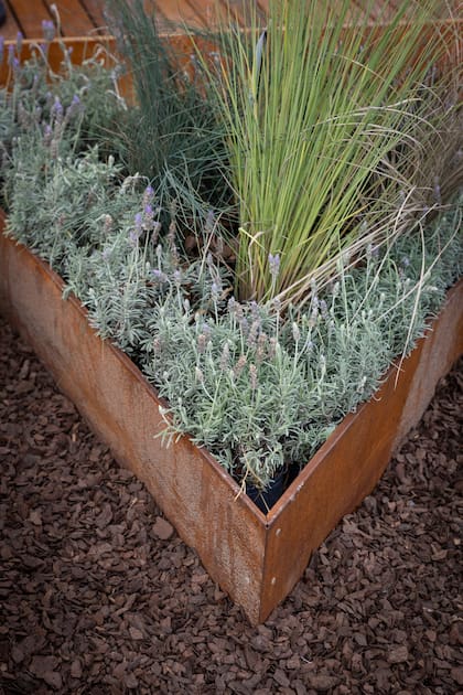 El modelo triangular fue una creación conjunta con el paisajista Tomás Nadares.