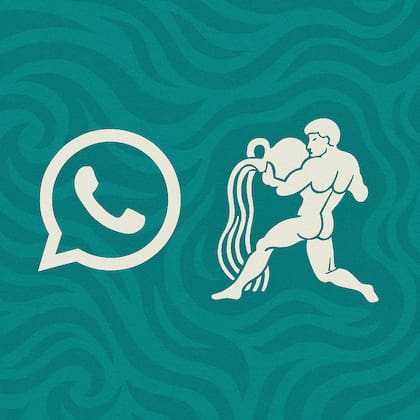 El "modo Acuario" de WhatsApp puede incluir la figura del aguador, que suele representar al signo en la rueda zodiacal