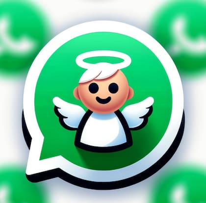 El "modo ángel" de WhatsApp es un cambio estético que solo modifica el logo de la aplicación