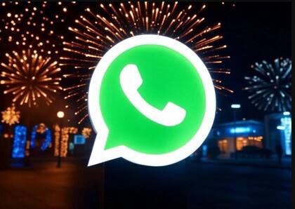 El "modo Año Nuevo" de WhatsApp permite modificar el logo de la aplicación por una imagen alusiva a este festejo