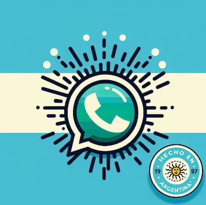 El "modo Argentina" es un cambio estético que modifica el logo de WhatsApp