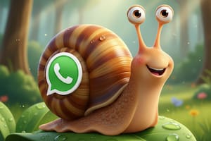 El "modo caracol" para WhatsApp