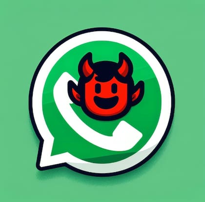 El "modo diablo" de WhatsApp es un cambio estético que solo modifica el logo de la aplicación