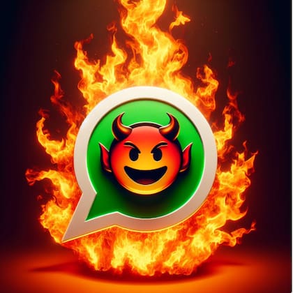 El "modo diablo" de WhatsApp se puede activar con imágenes propias a través de un tipo de programa llamado lanzador o launcher