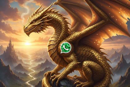 El "modo dragón dorado" de WhatsApp