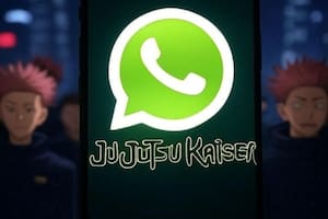 El "modo Jujutsu Kaisen" en WhatsApp