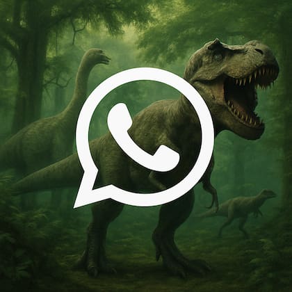 El "modo Jurassic World" de WhatsApp se puede generar con inteligencia artificial