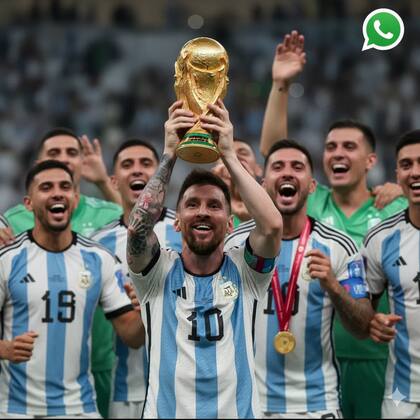 El "modo Messi" de WhatsApp