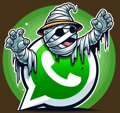 El "modo momia" de WhatsApp se puede activar con imágenes propias y un tipo de programa llamado lanzdor o launcher