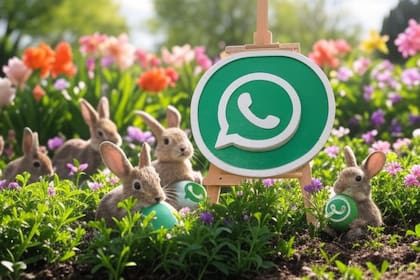 El "modo Pascua" para WhatsApp