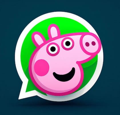 El "modo Peppa Pig" modifica el logo de la aplicación WhatsApp con la imagen de este personaje