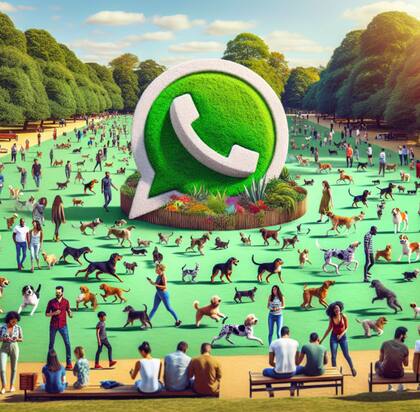 El "modo perro" de WhatsApp es un cambio estético que permite modificar el logo de la aplicación
