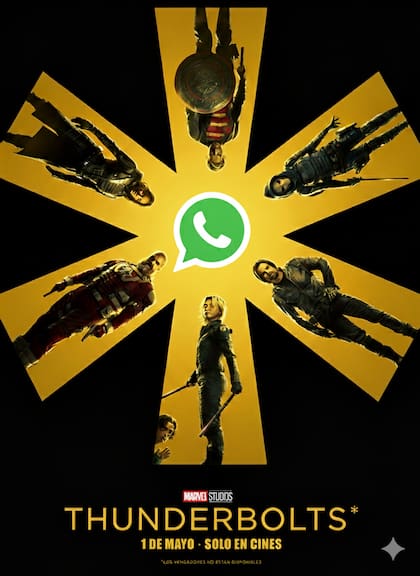 El "modo Thunderbolts" de WhatsApp se puede generar con inteligencia artificial