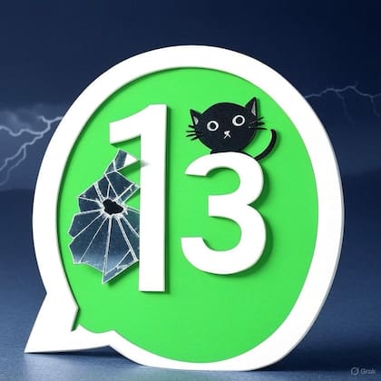 El "modo viernes 13" de WhatsApp