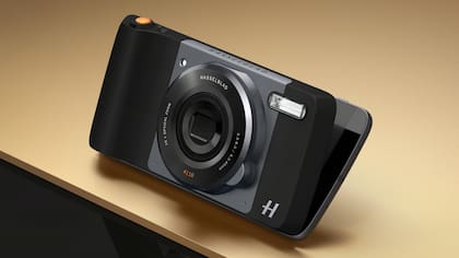 El módulo hecho por Hasselblad para la línea Moto Z