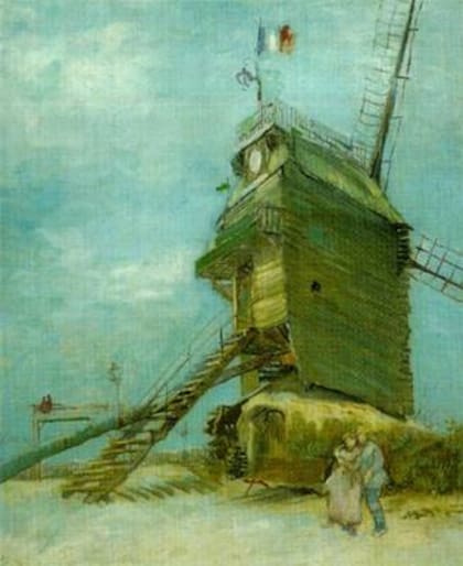 "Le Moulin de la Galette ", de Vicent van Gogh, se exhibe en la sala 14 del Museo Nacional de Bellas Artes