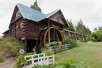 El molino Nant y Franch, tradicional de Trevelin. Archivo La Nación.