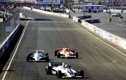 El momento crucial en Las Vegas: Piquet acaba de superar a Reutemann y será campeón mundial