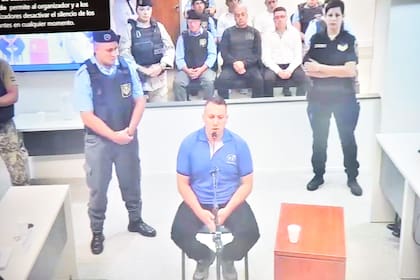 El momento de la declaración final de Lucas Gómez