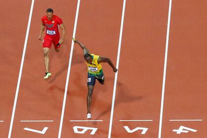 El momento de otro triunfo de Bolt