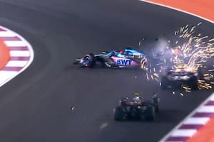 El triple choque de “Checo” Pérez en la carrera sprint de Qatar que le dio el título mundial de F1 a Verstappen