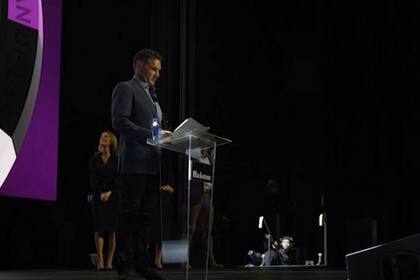 El momento del anuncio en Las Vegas (Foto Captura video)