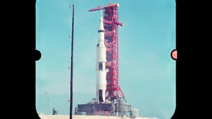 El momento del despegue del Saturno V, con el Apolo 11 en su interior, el 16 de julio de 1969