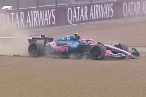 El momento del despiste de Franco Colapinto durante la Q1 de Silverstone