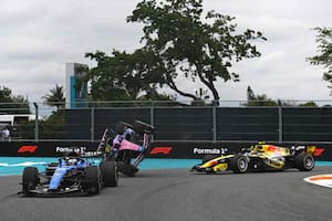 Un toque con Lawson: el accidente que dejó a Pierre Gasly afuera del Gran Premio de Miami