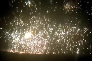 El momento en el que el ejército ruso incendia una ciudad con un peligroso ataque químico