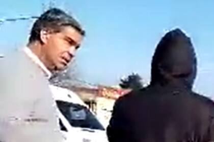 El gobernador habló con Daniel Fernández, uno de los principales dirigentes del grupo después de Vilma Saravia