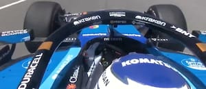 El fuerte incidente que sufrió Alex Albon tras atropellar a una marmota