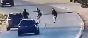 Declaró la policía que atropelló a un ladrón que intentaba robar a automovilistas