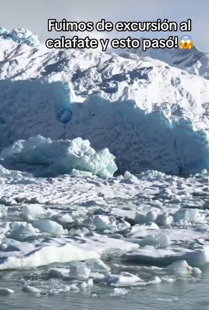 El momento en que el joven grabó el fenómeno natural