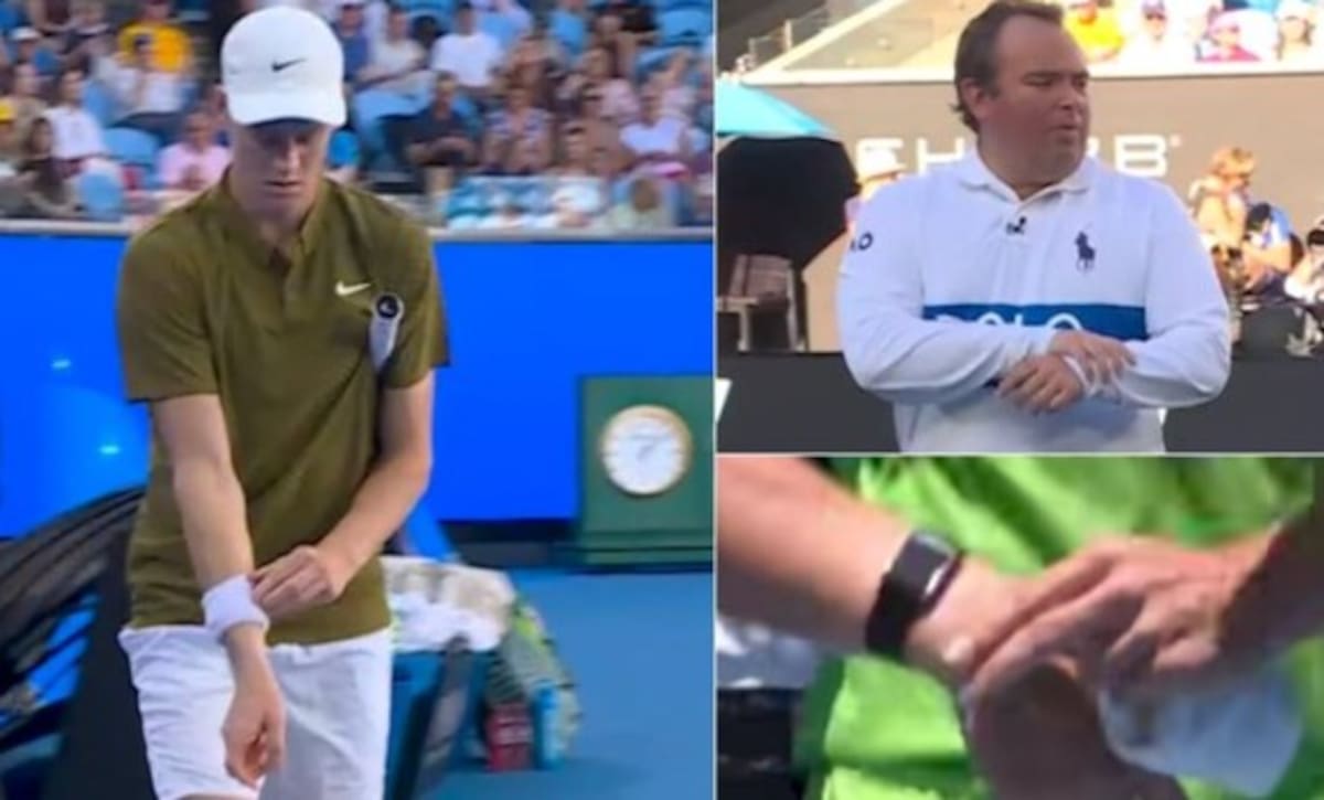 O culpado está em trânsito na Austrália, mas o dispositivo proibido foi retirado de sua pulseira