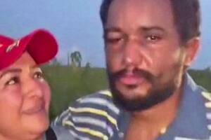 El momento en que Jhonattan Acosta se reencontró con su hermana tras ser rescatado