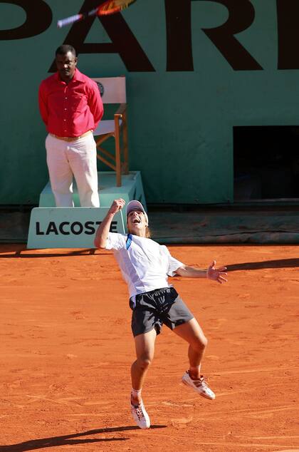 El momento exacto en el que Gaudio gana Roland Garros y lanza la raqueta: la pieza tendría un recorrido increíble