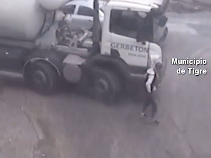 El momento previo al accidente