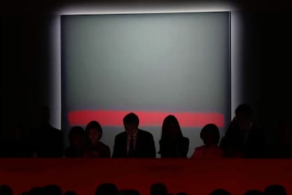 El momento que en que se subastó la obra de Rothko